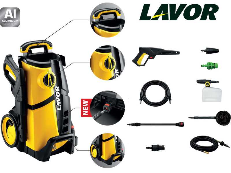 Lavor LVR3 140 Special Edition Cold Water Pressure Washer 140 bar