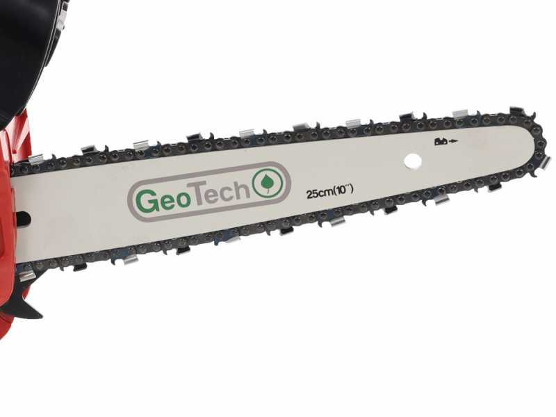 GeoTech GMS 25-25C - Petrol Pruning Chainsaw - 25 cm Carving Blade