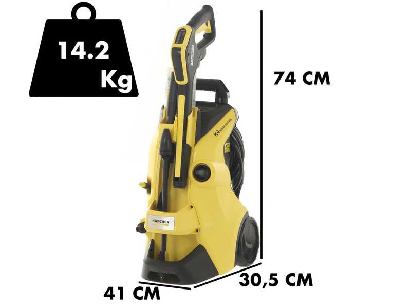 Karcher k4 power control car on sale & home pressure washer 130 bar