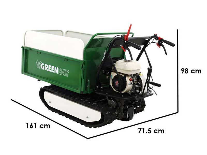 GreenBay EXPANDER 500 HONDA GP160 Tracked Power Barrow - Extendable Barrow - 500 kg Load capacity