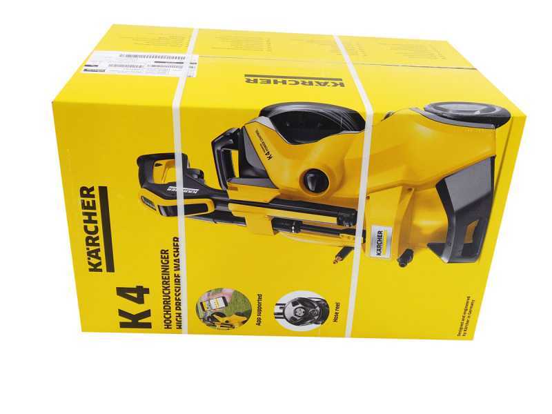 Karcher K4 Premium Power Control - Cold water high-pressure washer - double lance included - 130 bar