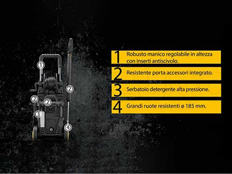 DEWALT DXPW002ME High-pressure Pressure Washer - Max Pressure 150 bar