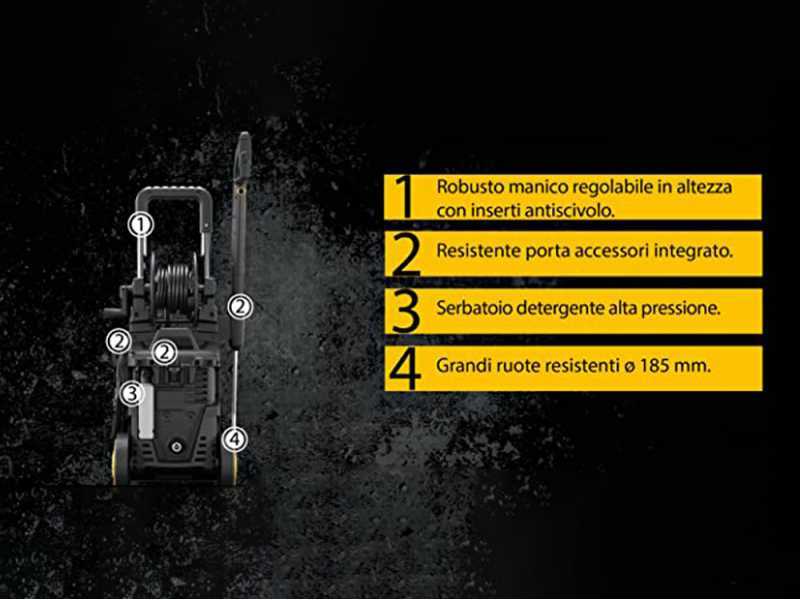 DEWALT DXPW002ME High-pressure Pressure Washer - Max Pressure 150 bar