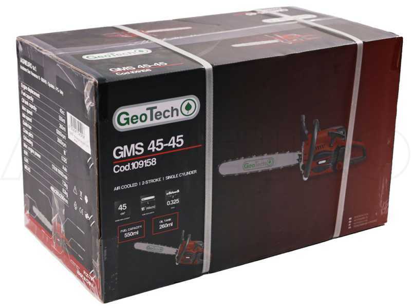 GeoTech GMS 45-45 - Petrol Cutting Chainsaw - 45 cm Blade