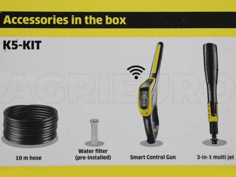 Karcher K5 Premium Smart Control - New cold water pressure washer - with Bluetooth and Home &amp; Garden App