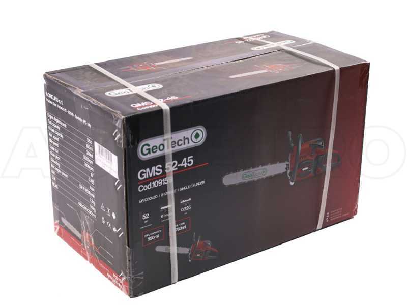 GeoTech GMS 52-45 - Petrol Cutting Chainsaw - 45 cm Blade