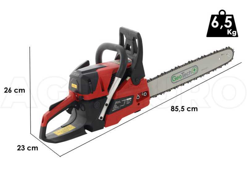 GeoTech GMS 52-45 - Petrol Cutting Chainsaw - 45 cm Blade