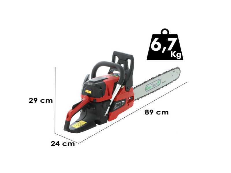 GeoTech GMS 58-50 - Petrol Cutting Chainsaw - 50 cm Blade
