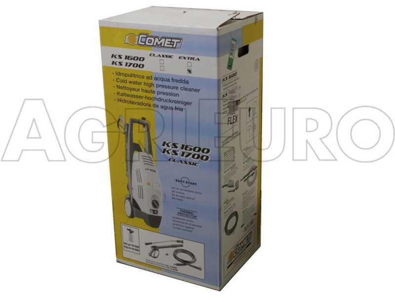 Comet KS 1700 Extra Electric Cold Water Pressure Washer - MADE IN ITALY