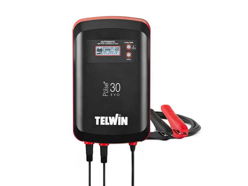 Telwin Pulse 30 Evo - Automatic Battery Charger and Maintainer - 6/12/24V Batteries