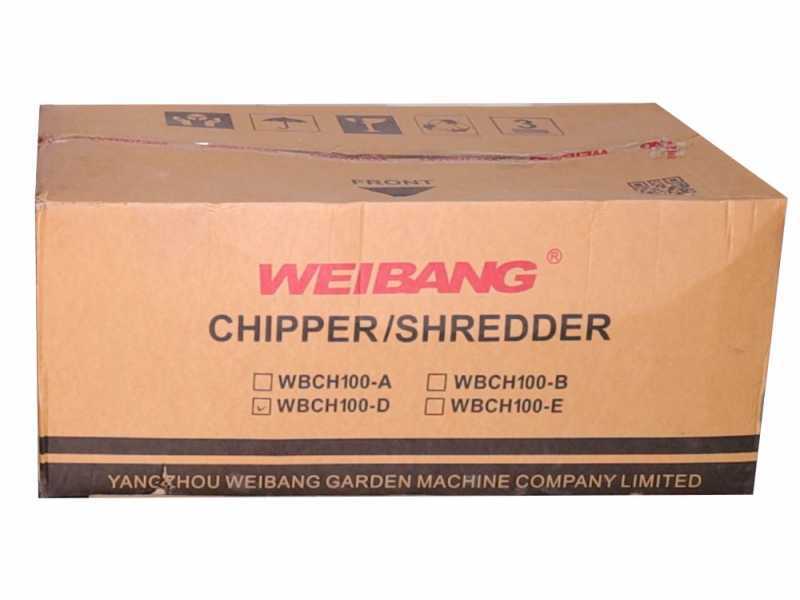 Weibang WBCH1013LCD - Petrol garden Shredder - 420cc Loncin Gasoline Engine