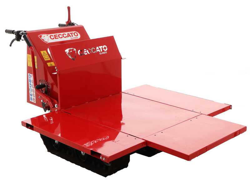 CECCATO CINGOLONE Tracked Power Barrow - Extendable body - 350 kg Load capacity