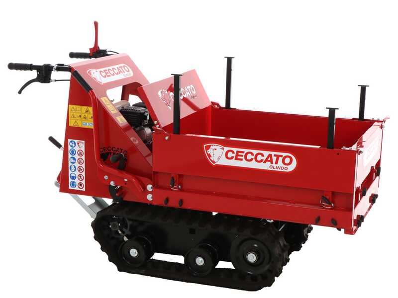 CECCATO CINGOLONE Tracked Power Barrow - Extendable body - 350 kg Load capacity