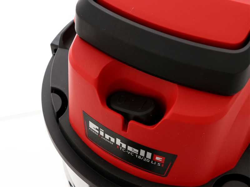 Einhell TC-VC 18/20 Li - Battery-Powered Wet and Dry Vacuum Cleaner - 18V 5.2Ah