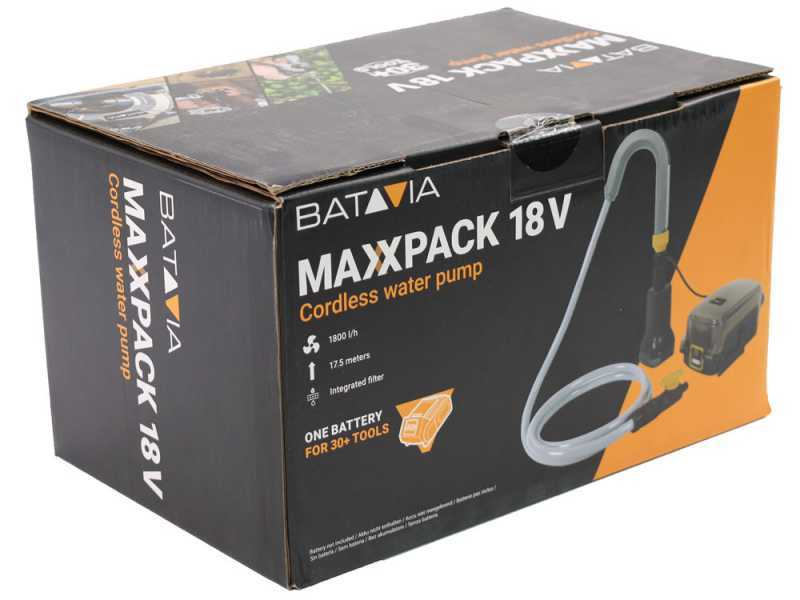 BATAVIA Submersible Pump for Clear Water - 18 V - WITHOUT BATTERY AND BATTERY CHARGER