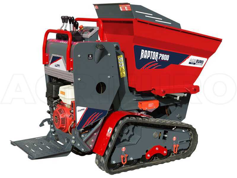 AgriEuro Top-Line RAPTOR 7800 HED - Honda GXe390 Tracked Power Barrow