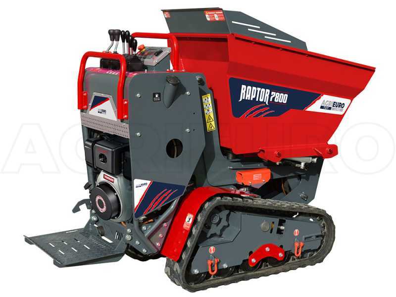 AgriEuro Top-Line RAPTOR 7800 YED Tracked Power Barrow - Yanmar L100E