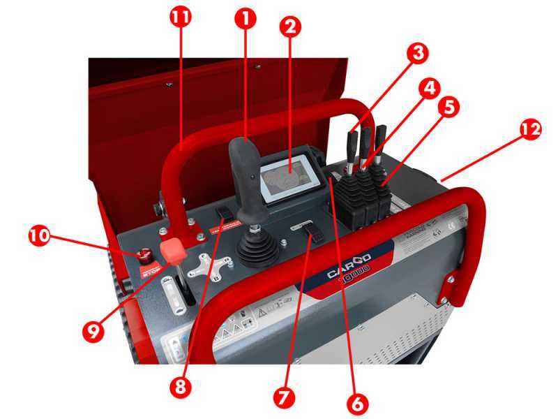 AgriEuro Top-Line CARGO J 10000 HED 4.0 Tracked Power Barrow with Joystick - Honda GXe630