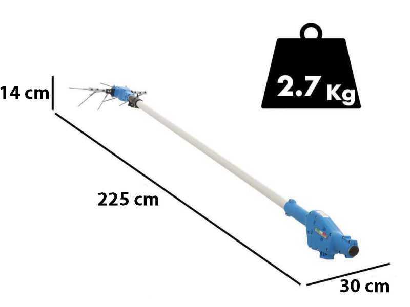 Paterlini OLIVELOX BA 3 Electric Olive Harvester - 12 V - from 2 to 3 Metres