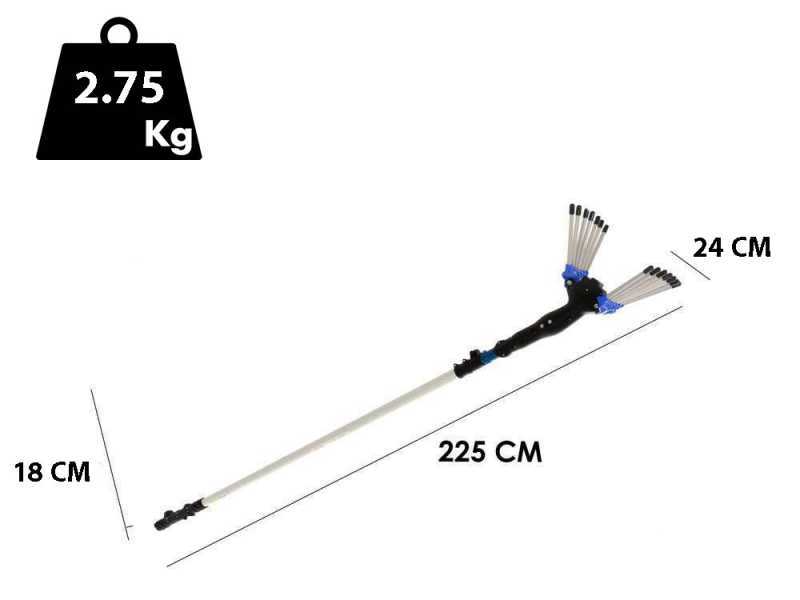 Paterlini V-UP Electric Olive Harvester - 12 V - 2 up to 3 m