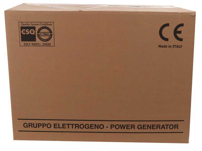 TecnoGen H8000SS/A - 5.8 kW Petrol Silenced Power Generator - DC 5.2 kW Single-phase + ATS