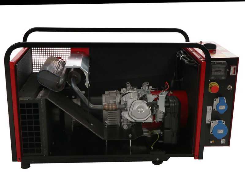 TecnoGen H8000SS/A - 5.8 kW Petrol Silenced Power Generator - DC 5.2 kW Single-phase + ATS
