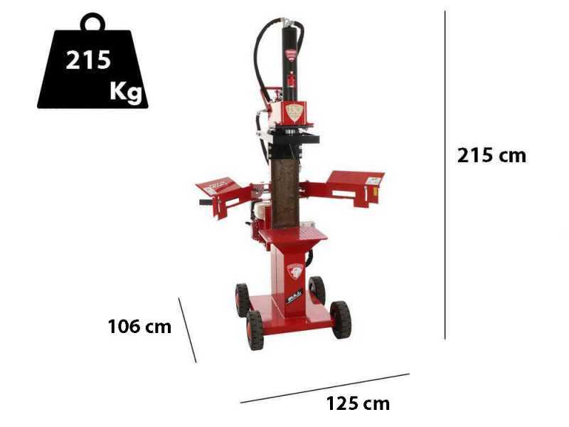 Ceccato BULL SPL13R4H - Petrol Log Splitter - Vertical - Honda GX200