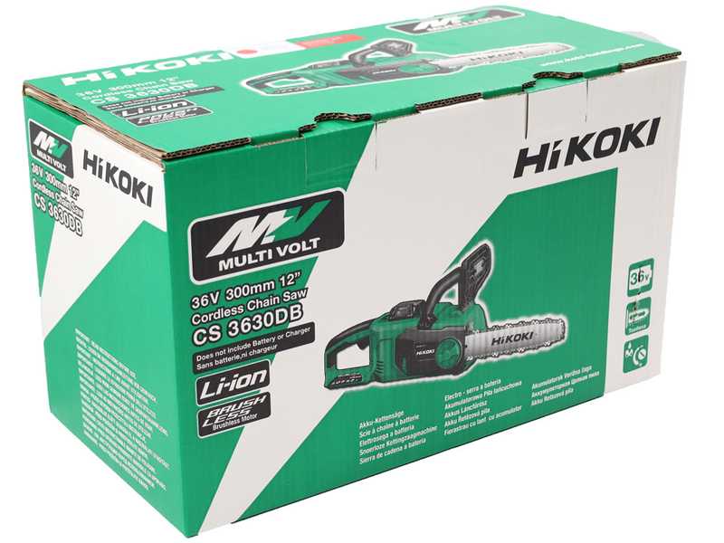 HIKOKI CS3630DB - Battery-powered Electric Chainsaw - 36V - WITHOUT BATTERIES AND CHARGER