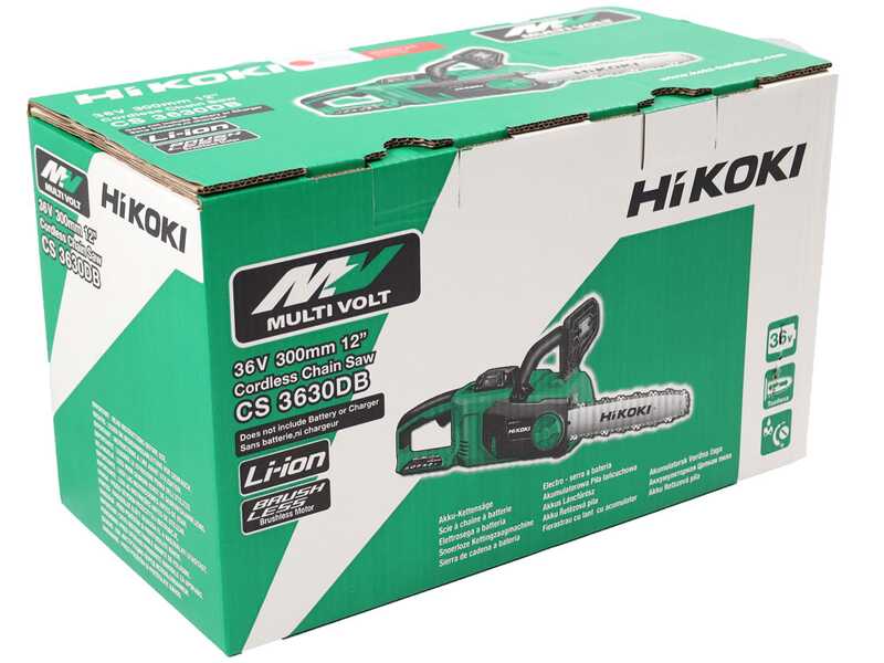 HIKOKI CS3630DB - 36V - 2.5Ah Battery-powered Electric Cutting Saw - 30 cm Blade