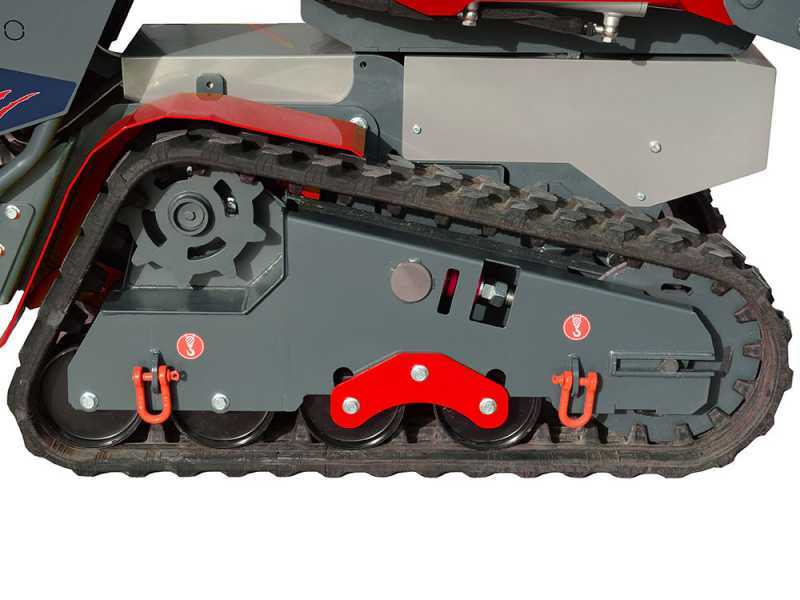 AgriEuro Top-Line RAPTOR 6800 YED Tracked Power Barrow - Yanmar L100E - with Loading Bucket + Cement Mixer
