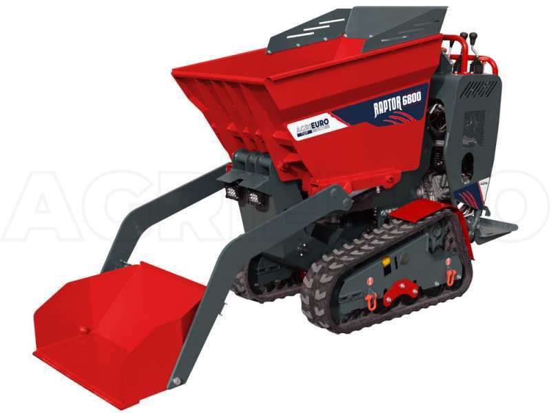 AgriEuro Top-Line RAPTOR 6800 YED 4.0 Tracked Power Barrow - Yanmar L100E - with Loading Bucket