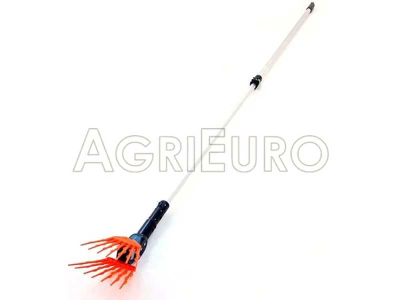 TecnoVIR Olivir - Electric Battery-powered Olive Harvester - 120-200 cm Aluminium Telescopic Pole 