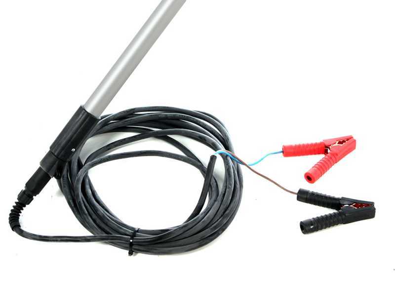 TecnoVIR Olivir - Battery-powered Electric Olive Harvester - 250 cm Olive Shaker with Fixed Pole