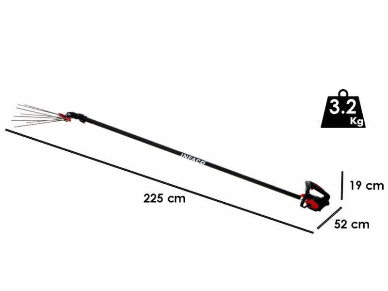Infaco V5000P3AF - Battery-powered Olive Harvester on Fixed Pole - 48 V 17Ah