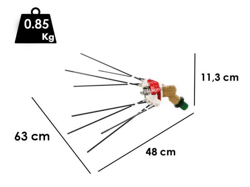 Sbaraglia Volare Carbon - Pneumatic Carbon Olive Harvester - 8 Bar - 1800 bpm