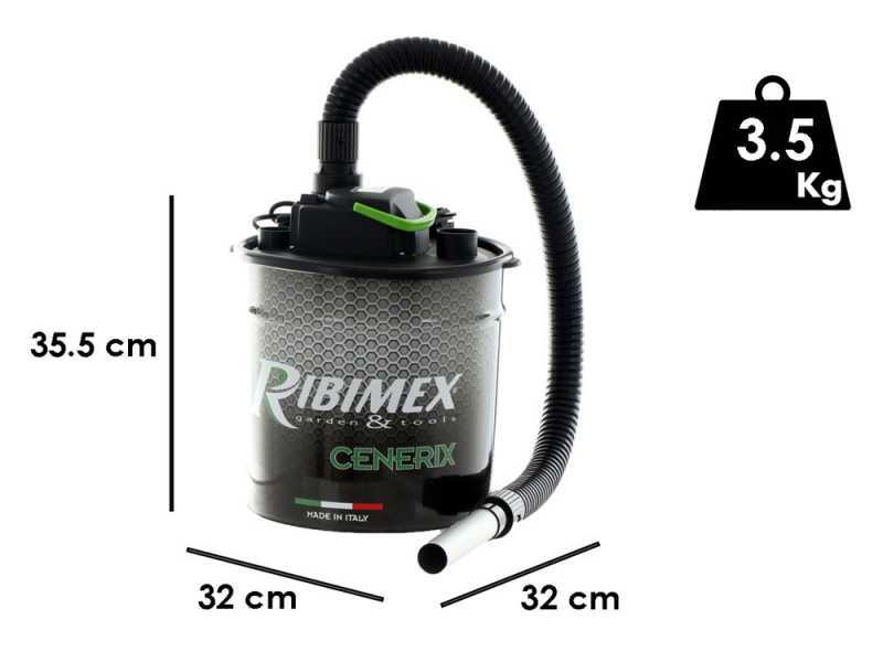 Ribimex Cenerix - Ash Vacuum Cleaner - 18 L