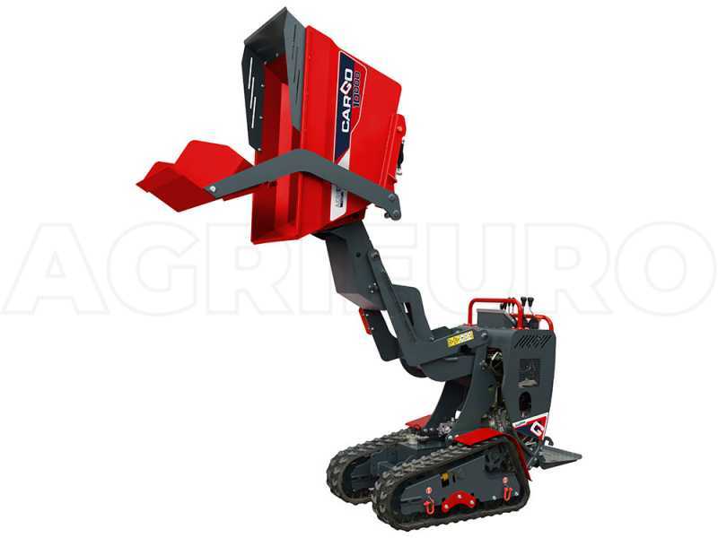 AgriEuro Top-Line CARGO J 10000 HEDH 4.0 Tracked Power Barrow with Joystick - Honda GXe630 - with Loading Bucket