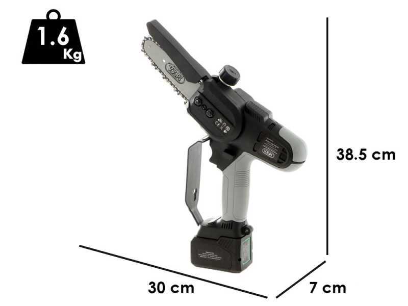 Volpi KVS5500 Manual Battery-powered Pruner - 14.4 V 4Ah Batteries