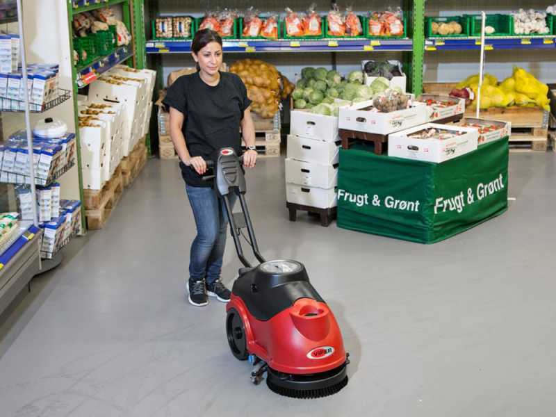 Nilfisk Viper AS 380/15B - Cordless floor washer - 3 in 1: Wash, dry and vacuum