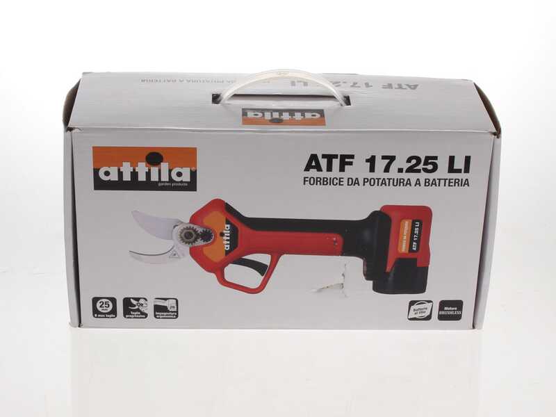 Attila ATF 17.25 LI Electric Pruning Shears - 2 BATTERIES INCLUDED - 16.8 V 2.0Ah