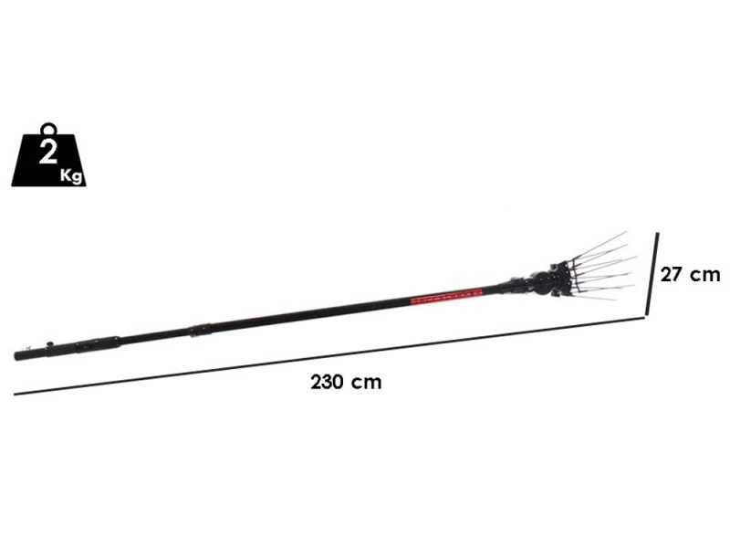 Aima TWIST 2.0 plus Battery-powered Electric Olive Harvester - Horizontal Motion