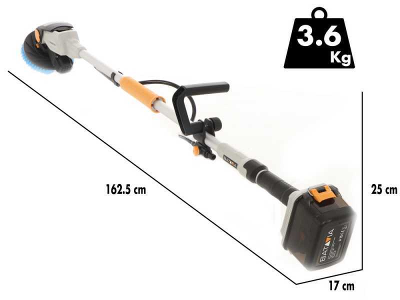 Batavia TWIN BRUSH battery-powered Patio Cleaner - 18 V 2Ah