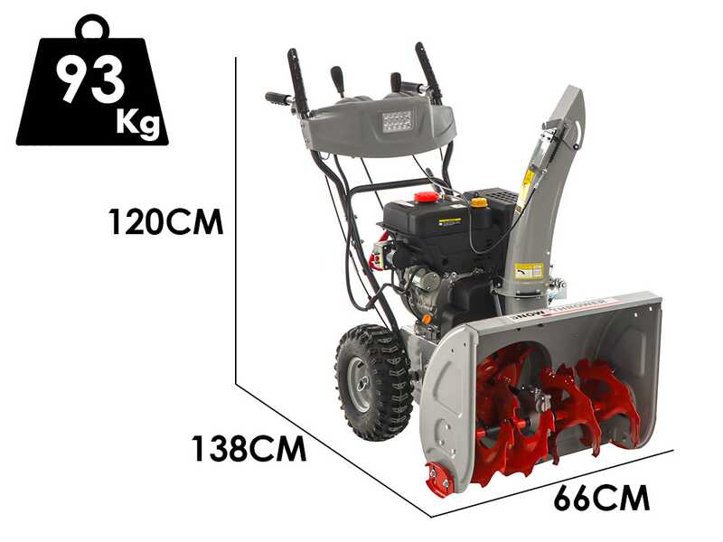 AMA NPS962 - Petrol Snowplough - Loncin LC180FDS
