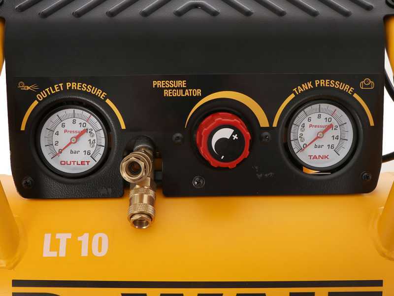 DeWalt DPC10RC-QS - Portable oilless compressor with tank