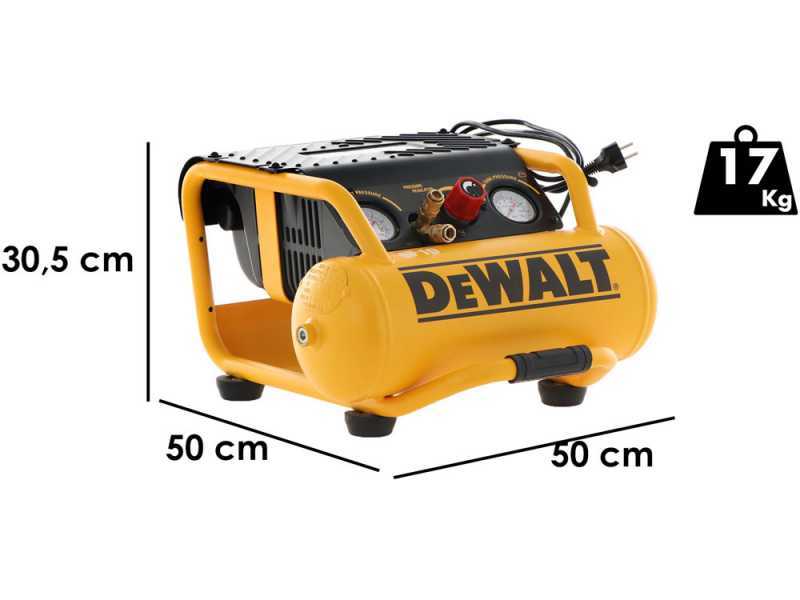 DeWalt DPC10RC-QS - Portable oilless compressor with tank