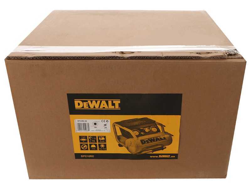 DeWalt DPC10RC-QS - Portable oilless compressor with tank