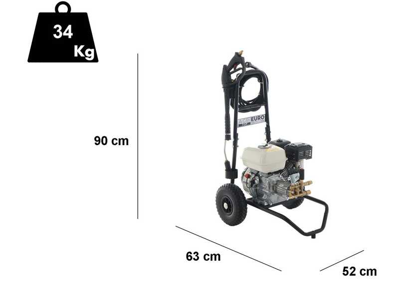 AgriEuro Top-Line CXD 10/220 Petrol Pressure Washer - Honda GP 200 Engine