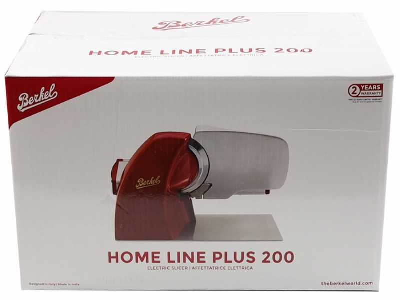 BERKEL Home Line Plus 250 Red - Meat Slicer with 250 mm blade