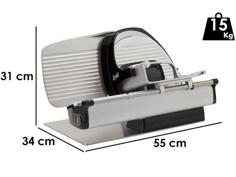BERKEL Home Line Plus 250 Black - Meat Slicer with 250 mm blade