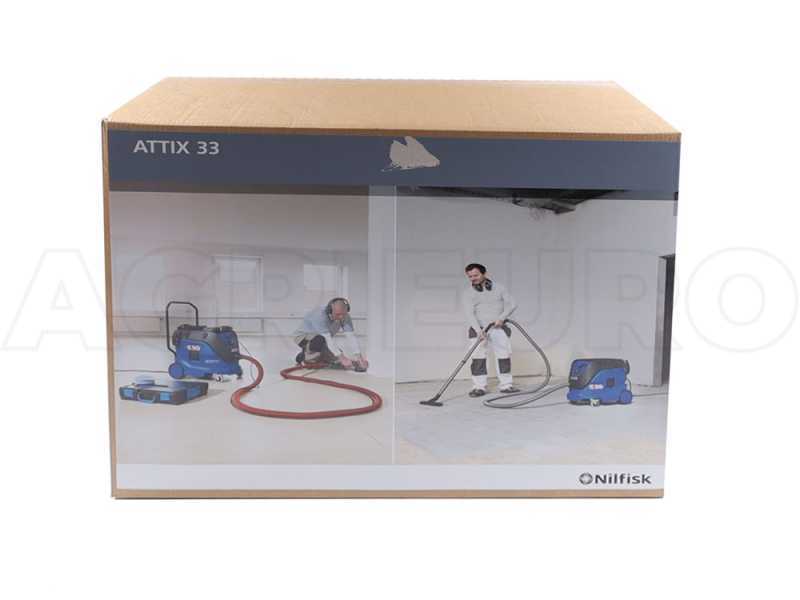 Nilfisk ATTIX 33-2L IC - Professional Wet and Dry Vacuum Cleaner